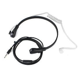 1 Pin 3.5mm Throat MIC Headset Covert Air Tube Earpiece for iphone LG MOTOROLA Mobile Phones C0169A Alishow