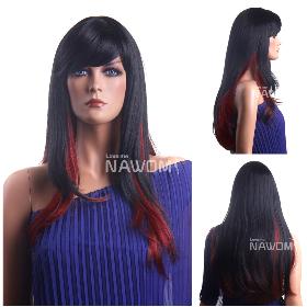 best selling wigs H9265Z long red wigs with a bang synthtic hair wig petite size wigs good quality wigs