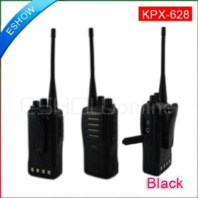 Nový 5W 16CH Walkie Talkie UHF KPX - 628 Interphone s FM funkcí Two- Way Radio Ruční Kapsa Portable A0710A