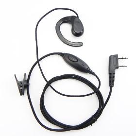 20pcs 2 PIN Earpiece For TH D7/F6/22/225 KPG87D/75D/56D/29D 378G/2102/3102 BAOFENG TYT Walkie radio C0129A Eshow