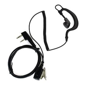 10pcs 2 PIN PTT MIC Earpiece C1025A for KENWOOD Radio QUANSHENG PUXING WOUXUN TYT BAOFENG UV-5R BF-888S