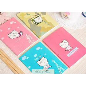 New cartoon Super Cat Notebook / soft cover Notepad Memo / Fashion /Wholesale