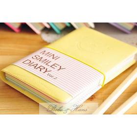 New Mini smiley candy Diary Notebook / Note pad Memo / Fashion Gift/Wholesale