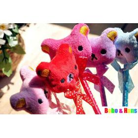 New cute plush bear style ball pen / fashion Promotion Gift /Wholesale