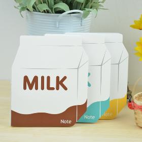 New milk box design notebook / diary book /blank inner paper notepads stationery / free shipping / wholesale