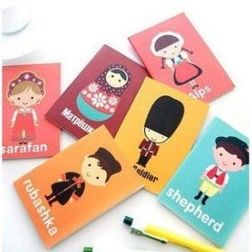 Free shipping!Promation!!Wholesale,New Fashion Cute Kids Notebook, Memo Pads,scratch pads,Notepads,/agenda book-6styles