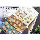 Freeshipping!NEW Korea Funny 3D gamja stickers/Decoration labe/DIY Multifunction phone stick/Wholesale