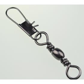 200pcs/lot ZX+BX 8# BRASS BARREL SWIVEL WITH INTERLOCK SNAP B-102-16 FISHING LURE TACKLE