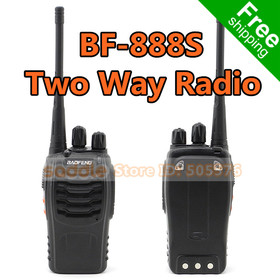 2PCS/Lot BAOFENG BF-888S Two Way Radio Walkie Talkie 16CH UHF 400-470 MHz With Earphone Handheld Interphone Free Shipping