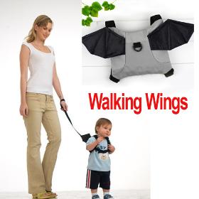 Freeshipping Baby Safety Kid Harness Strap Bat Bag Anti zaginionego Wings 4pcs/lot Walking , Dropshipping Sprzedaż hurtowa