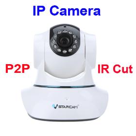 Vstarcam 835WIP P2P IP Network Camera Wi-Fi Pan Tilt IR Cut Two Way Audio Micro SD Card Slot Plug&Play wholesale