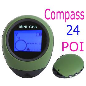 Updated PG03 Mini GPS Receiver Navigation Handheld Location Finder USB Rechargeable with Compass for Outdoor Sport Travel