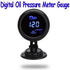 Digital Car Auto Oil Pressure Meter Gauge with Sensor 52mm 2in LCD 0~120PSI Warning Light + Car Gauge Meter Holder Cup Mount