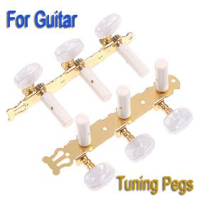 Exquisite 2 Gilding Classical Guitar Tuning Pegs Keys Machine Heads Tuner Free / Drop Shipping Wholesale