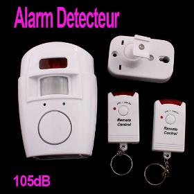 IR Wireless Sensor Detector Alarm With 2 Remote Control,freeshipping,dropshipping