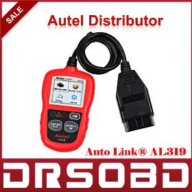 [AUTEL Distributor]Auto Diagnostic Scan Autel AutoLink AL319 OBD II & CAN Code Reader Auto Link AL-319 Update Official Website