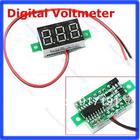 Free Shipping LED DC2.5-30V Red Volt Voltage Meter Display Digital Voltmeter Self-Powered
