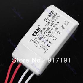 Free Shipping New 40W 12V Halogen LED Lamp Electronic Transformer Power Supply Driver Adapter
