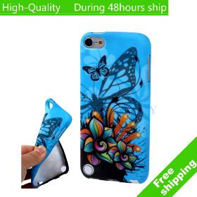 High Quality Flower Butterfly Pattern TPU Case Cover For 5 5G 5th Free Shipping UPS DHL EMS HKPAM CPAM