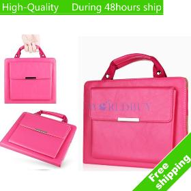 High Quality Luxury Hand Bag Leather Stand Case with Sleep Function For  2 3 4 Free Shipping DHL HKPAM CPAM