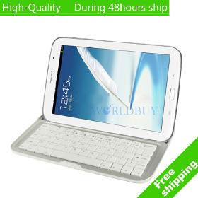 Hoge kwaliteit Bluetooth 3.0 Wireless Keyboard Case voor Samsung Galaxy Note N5100 8,0 Gratis verzending DHL HKPAM CPAM NCD - 1