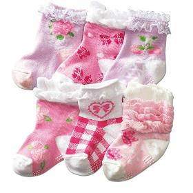 11cm Lovely Lace Cotton socks & Color and Design Random