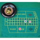 Roulette set / Roulette Wheel Game Set /100pcs Poker Chips, Felt Layout, Dice,Steel ball&poker