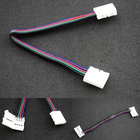 4 -PIN RGB conector do cabo 10MM 3528 5050 RGB LED STRIP