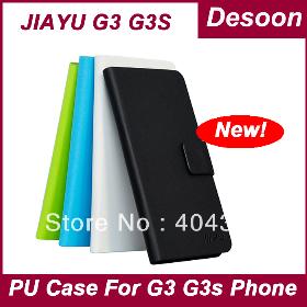 Ingyenes szállítás Jiayu G3 G3S PU bőr tok Telefonkönyv tok Jiayu G3 G3S JY g3 alacsony ár