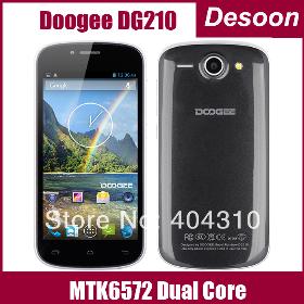 Skladem původní Doogee DG210 telefon 4.5 " MTK6572 Dual Core 1,3 GHz 512 MB RAM 4 GB Android 4.2 Fotoaparát 5.0MP GPS 3G Russian / Laura