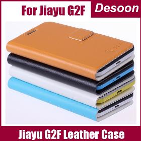 Skladem originální kožené pouzdro pro Jiayu G2F výklopný kryt Ochranné pouzdro pro Jiayu G2F chytrý telefon Multi- barvy / Laura