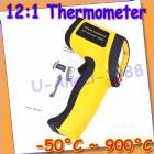 Free Shipping Special Non-Contact IR Laser Infrared Digital Thermometer GM900 -50C ~ 900C 12:1 NEW(Wholesale)