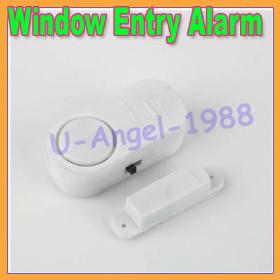 Register free shipping +5pcs/lot Self-adhesive Wireless Magnetic Sensor Burglar Door Window Entry Alarm 90 