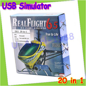 Newest 20 in 1 USB Simulator Cable for RC Realflight G6.5/G5.5 G5 G4.5 Phoenix, 12 in1 simulator upgraded, G6+free shipping