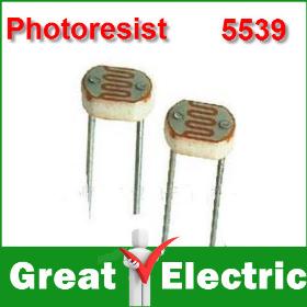 200PC GL5539 Light Dependent Resistor LDR 5MM Photoresistor wholesale and retail Photoconductive resistance Free ShippingGMR02