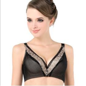 High Quality Ladies' Deep V sexy smooth bra Adjusted-straps Cup A,B,C Bra Drop Ship Free Shipping
