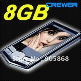 Free SHip mp3 8GB New Slim 1.8"LCD Radio FM Player Free Gift