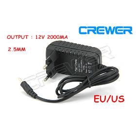12v tablet charger adapter 2.5mm for android universal tablet charger cube U30GT ainol hero Window Yuandao N101 II