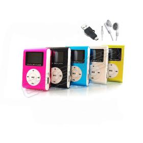 4GB Mini Clip Digital MP3 Player With LCD Screen