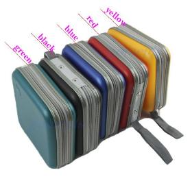 Fashion 40 Disc CD DVD Holder and Protect Storage Carry Bag/CD Case/Wallet/package Wholesale/Retail