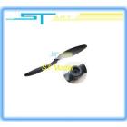 10pcs 2 Blade Plastic black propeller for RC airplane 8043 HY EP8043 + Free Shipping