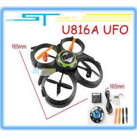New Arrival UDI ST807 2.4G 4CH Mini RC 4 Axis UFO Aircraft Quadcopter RTF quad helikopter Upgrade + gratis forsendelse