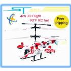 Big 50% discount Snow Fox 3D Flight 4CH RC Helicopter remote control toy RTF ready to fly with Gyro Free shipping
