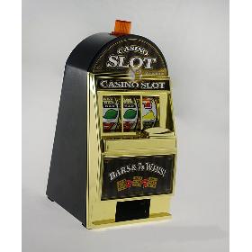 Mini Reczone Casino Slot Machine Coin Bank Toy Set Game Machine With Sound and Light + Free Shipping
