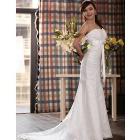 Top quality guaranteed!2014 new bride Floor-Length Lace Wedding significantly thinner tail trailing wedding dress free shipping