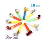 Free Shipping 10x Funny Blowouts Party Birthday Blow Outs Noisemakers Colors Favours
