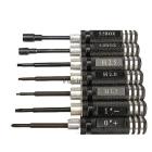 V1NF Hex Screw Driver Set 1.5MM-5.5MM RC6B 7 Heli Tool Trex 450 500