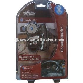 1pcs Steering Wheel Bluetooth Car kit with voice dialing car bluetooth hot selling