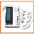 XFT502 Gold Hand Two Ways Low Frequency Massager TENS Units Stimulators 2WAY 4PADS Full Body Therapy Massager Free Shipping