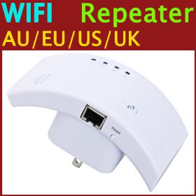 Wireless-N Wifi Repeater 802.11n/b/g Network Router Range Expander 300M 2dBi Antenner Signal Boosters Free Drop Shipping